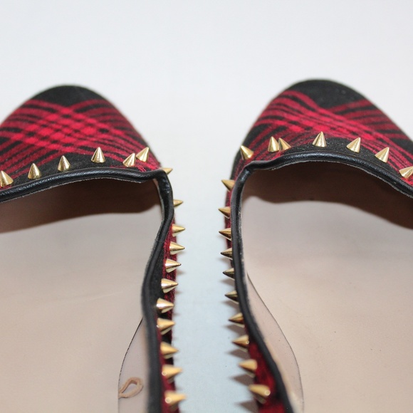 Zara Woman | Flats Tartan Spikes - Picture 5 of 8